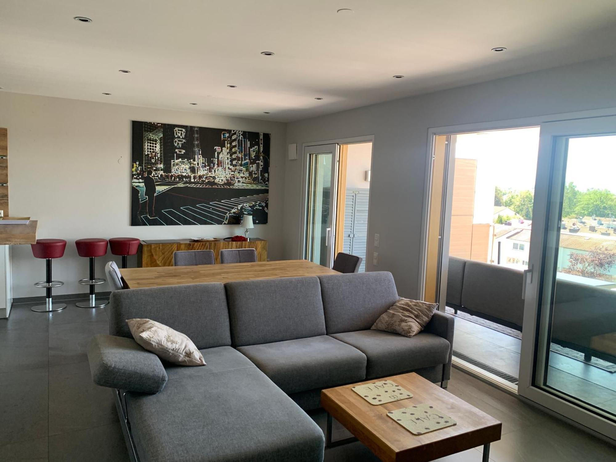 Penthouse Apartment Mit Alpenblick Friedrichshafen Exteriér fotografie
